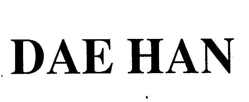 Mẫu nhãn hiệu DAE HAN