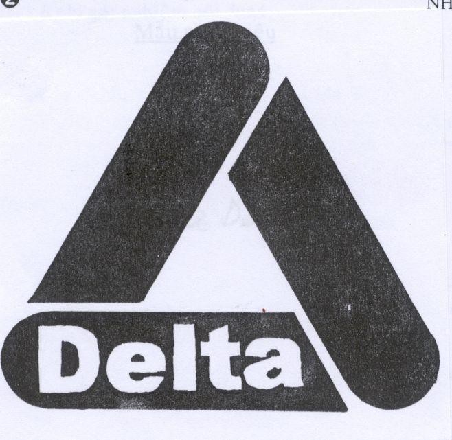 Mẫu nhãn hiệu DELTA