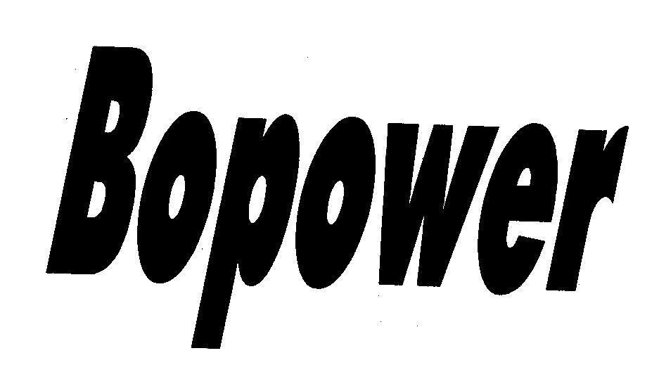 Mẫu nhãn hiệu BOPOWER