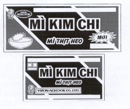 Mẫu nhãn hiệu Mì KIM CHI MI THIT HEO VIFON - ACECOOK CO., LTD