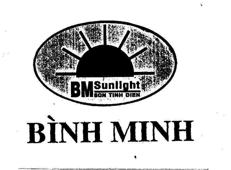 Mẫu nhãn hiệu Bình Minh BM SUNLIGHT SON TINH DIEN