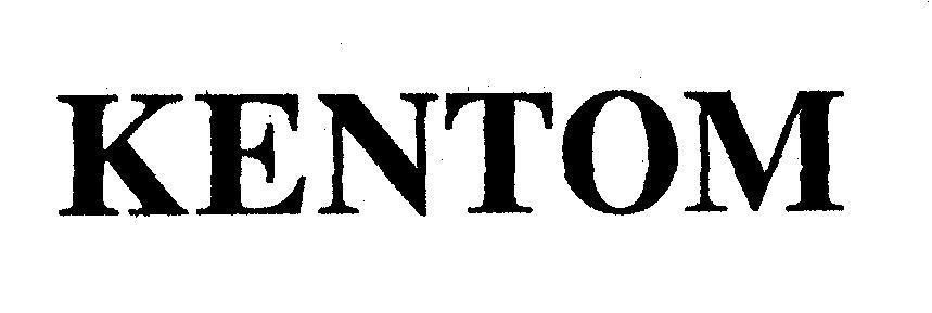 Mẫu nhãn hiệu KENTOM