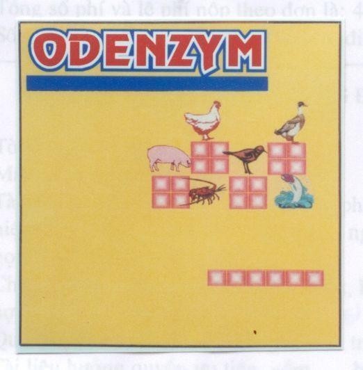 Mẫu nhãn hiệu ODENZYM