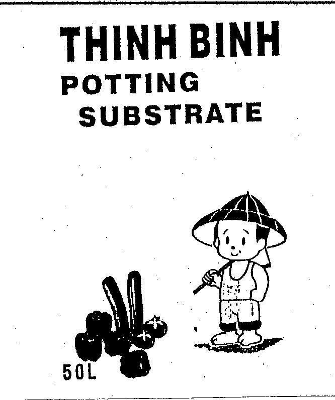 Mẫu nhãn hiệu THINH BINH POTTING SUBSTRATE 50L
