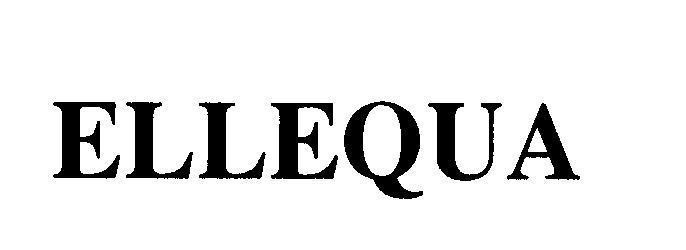 Mẫu nhãn hiệu ELLEQUA