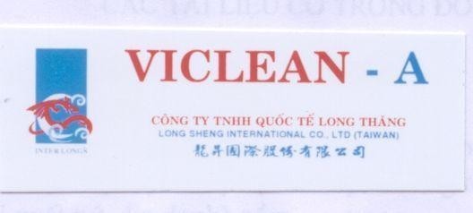 Mẫu nhãn hiệu VICLEAN-A CONG TY TNHH QUOC TE LONG THANH INTER LONGS LONG SHENG INTERNATIONAL CO LTD (TAIWAN)