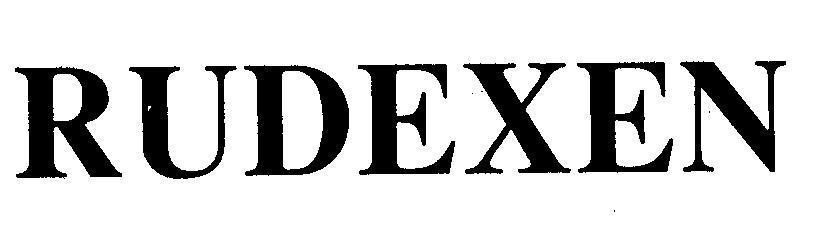 Mẫu nhãn hiệu RUDEXEN