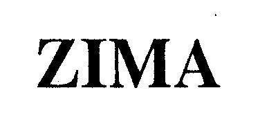Mẫu nhãn hiệu ZIMA