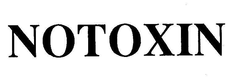 Mẫu nhãn hiệu NOTOXIN