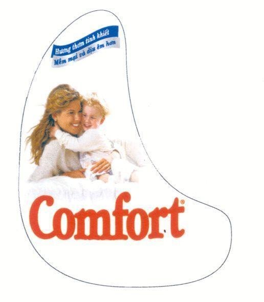 Mẫu nhãn hiệu COMFORT HUONG THOM TINH KHIET MEM MAI VA DIU EM HON