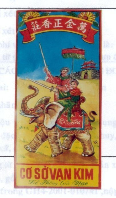 Mẫu nhãn hiệu Cơ sở Vạn Kim CHINH HUONG NHANG DE PHONG GIA MAO