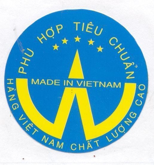 Mẫu nhãn hiệu PHU HOP TIEU CHUAN MADE IN VIETNAM HANG VIET NAM CHAT LUONG CAO