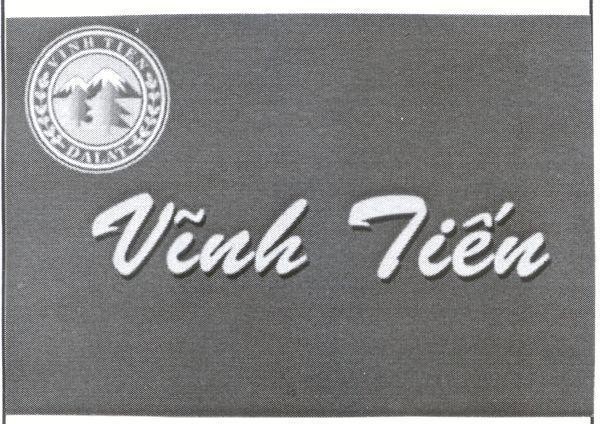 Mẫu nhãn hiệu Vĩnh Tiến DA LAT