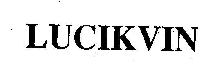 Mẫu nhãn hiệu LUCIKVIN