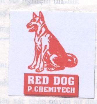 Mẫu nhãn hiệu RED DOG P.CHEMITECH