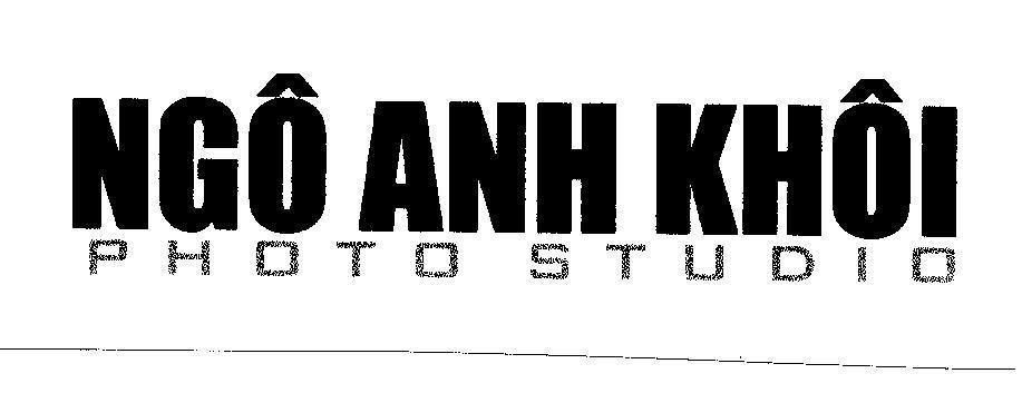 Mẫu nhãn hiệu NGÔ ANH KHÔI PHOTO STUDIO