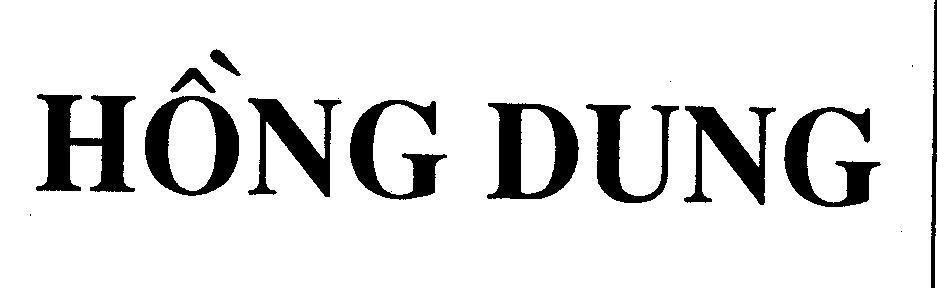 Mẫu nhãn hiệu Hồng Dung
