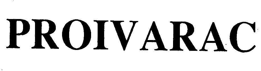 Mẫu nhãn hiệu PROIVARAC