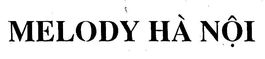 Mẫu nhãn hiệu MELODY Hà Nội
