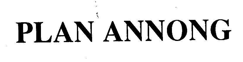 Mẫu nhãn hiệu PLAN ANNONG