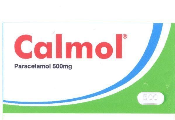 Mẫu nhãn hiệu CALMOL PARACETAMOL 500MG