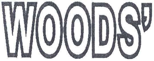 Mẫu nhãn hiệu WOODS'