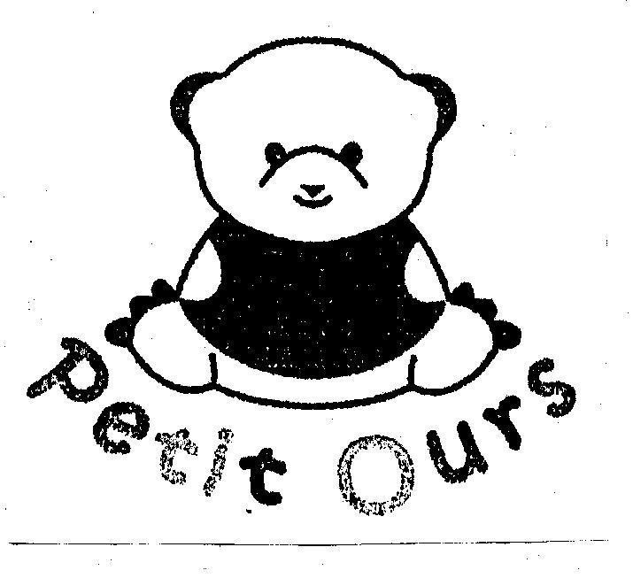 Mẫu nhãn hiệu PETIT OURS