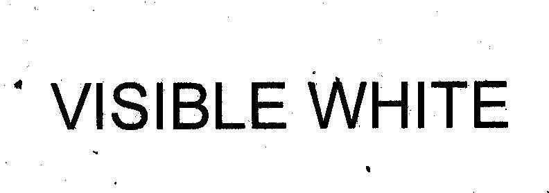 Mẫu nhãn hiệu VISIBLE WHITE