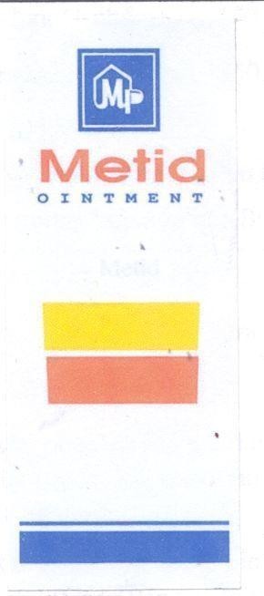 Mẫu nhãn hiệu MP METID OINTMENT