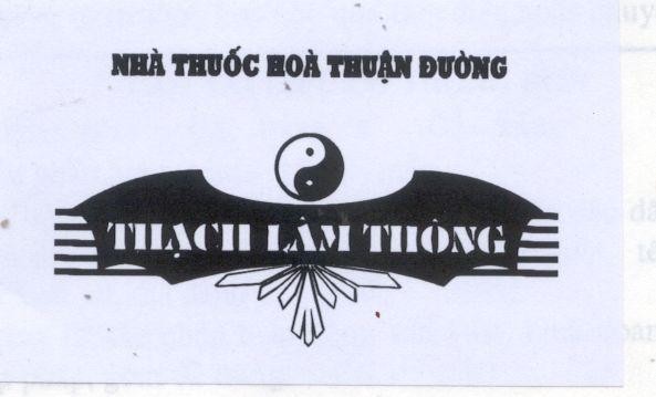 Mẫu nhãn hiệu Nhà thuốc Hoà Thuận Đường Thạch LâmThông