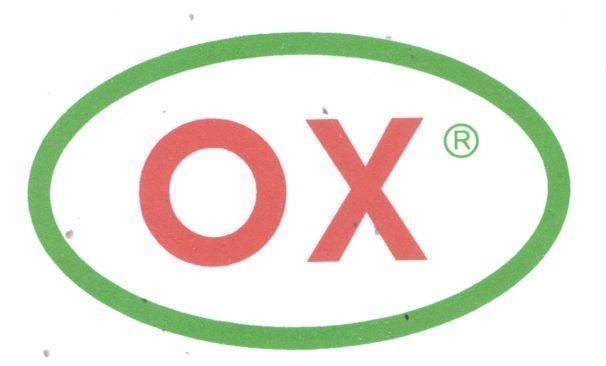 Mẫu nhãn hiệu OX