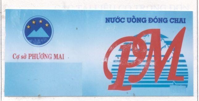 Mẫu nhãn hiệu PM Cơ sở Phương Mai NUOC UONG DONG CHAI