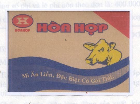 Mẫu nhãn hiệu Hòa Hợp H MI AN LIEN DAC BIET CO GOI THIT