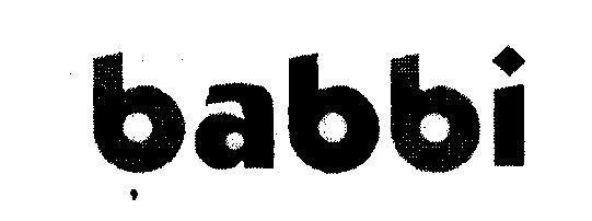 Mẫu nhãn hiệu BABBI