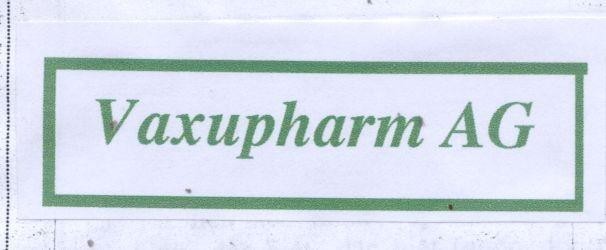 Mẫu nhãn hiệu VAXUPHARM AG