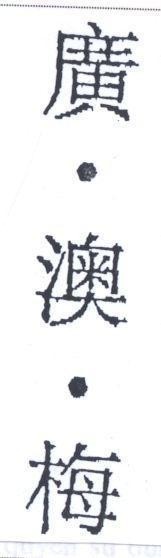 Mẫu nhãn hiệu GUANG AO MEI