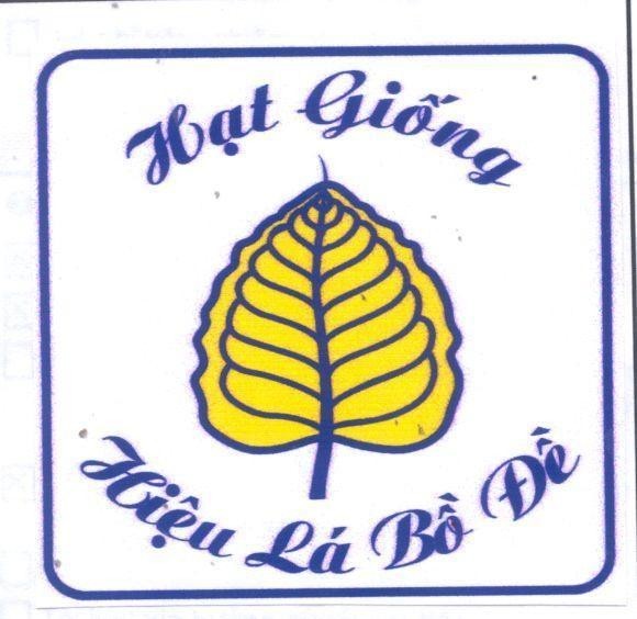 Mẫu nhãn hiệu Hạt Giồng Hiệu Lá Bồ Đề