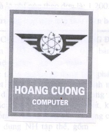 Mẫu nhãn hiệu HOANG CUONG COMPUTER