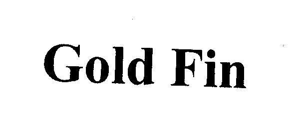 Mẫu nhãn hiệu GOLD FIN