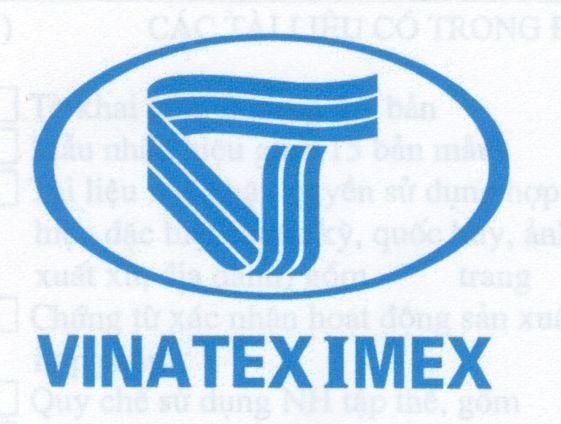 Mẫu nhãn hiệu VINATEX IMEX T
