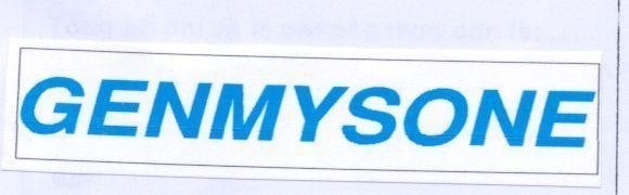 Mẫu nhãn hiệu GENMYSONE
