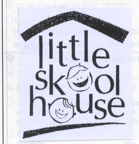 Mẫu nhãn hiệu LITTLE SKOOL HOUSE