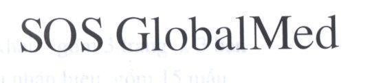 Mẫu nhãn hiệu SOS GLOBALMED