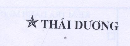 Mẫu nhãn hiệu Thái Dương