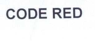 Mẫu nhãn hiệu CODE RED