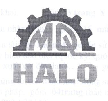 Mẫu nhãn hiệu HALO MQ