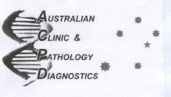 Mẫu nhãn hiệu AUSTRALIAN CLINIC PATHOLOGY DIAGNOSTICS