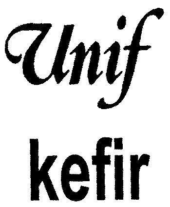 Mẫu nhãn hiệu UNIF KEFIR