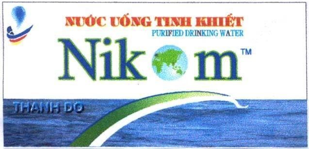 Mẫu nhãn hiệu NIKOM THANH DO NUOC UONG TINH KHIET TM