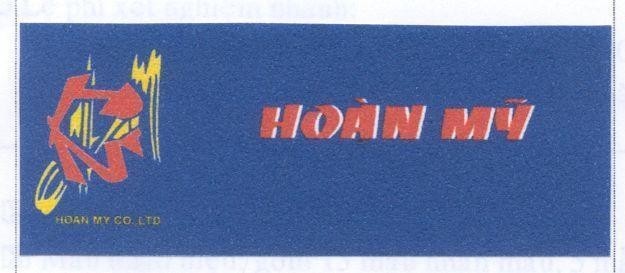 Mẫu nhãn hiệu HM Hoàn Mỹ CO., LTD